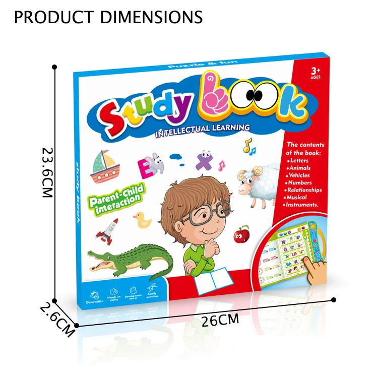 Click And Read Educational Toy Intelligence Baby Electric Book For Learning