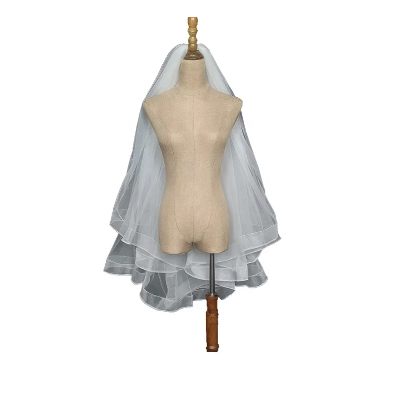 
200cm Natural style durableSimplified Wedding Veil Bridal Wedding Accessories Veil 