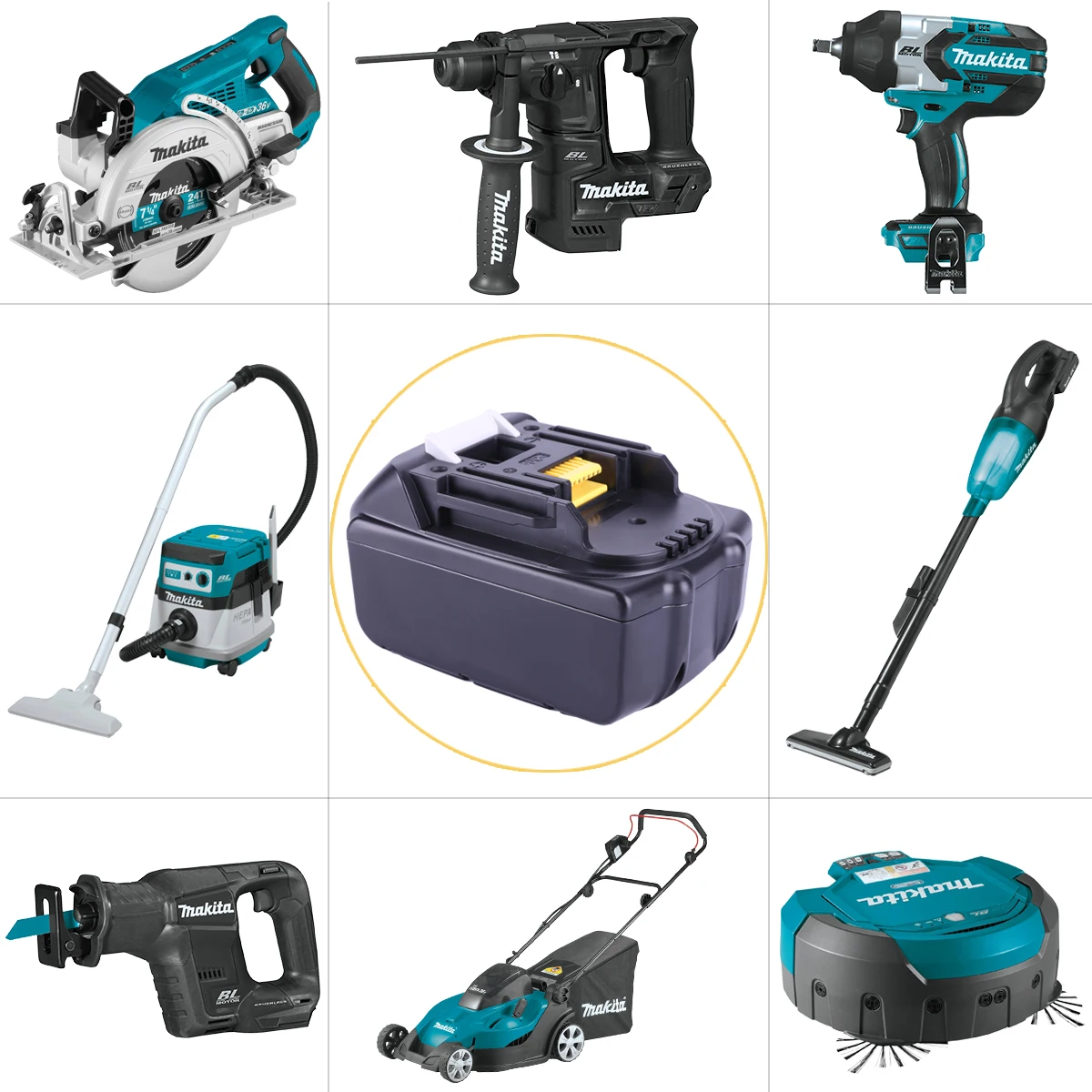 18 Voltage 6000mah Bl1830 Bl1840bl1850 Bl1860 Rechargeable Power Tool Battery Replacement For Makita