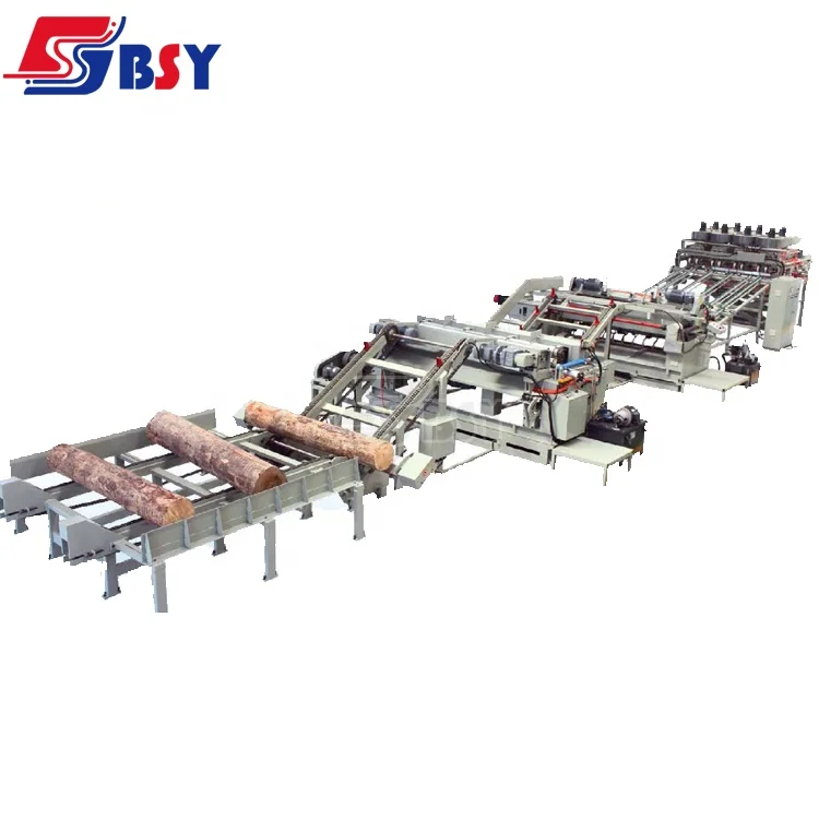 BSY High Speed CNC  Wood Veneer Peeling Machine Price for Plywood Making