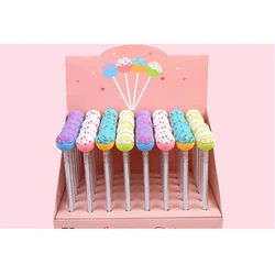 Sweet candy shaped neutral pen cute creative office stationery 0.5mm black replaceable pen