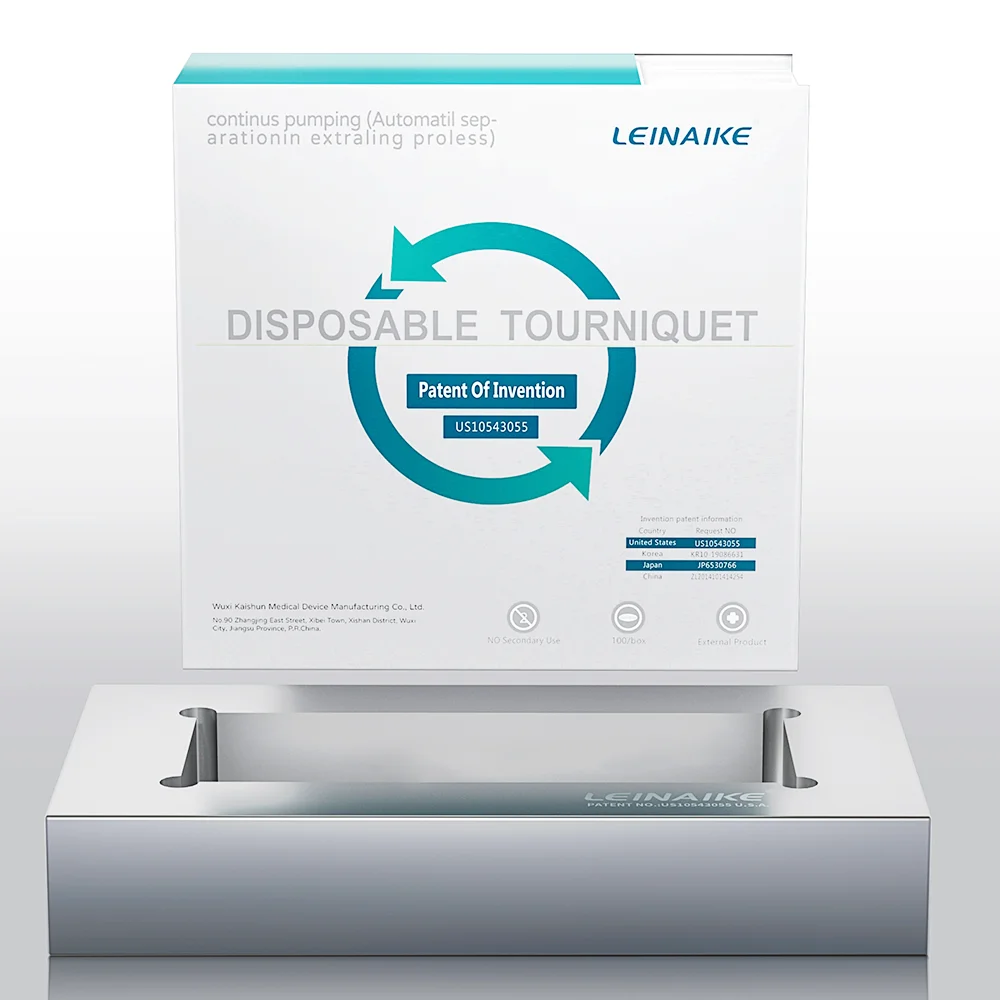 Оптовая продажа с фабрики, многоцветный стерильный эластичный одноразовый жгут для медицинского использования в изысканной коробке