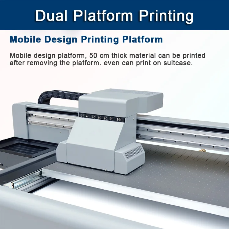 Automatic 90*60cm KJ-9060UV Digital Led UV Flatbed Printer for Printing PVC /Acrylic/Ceramic