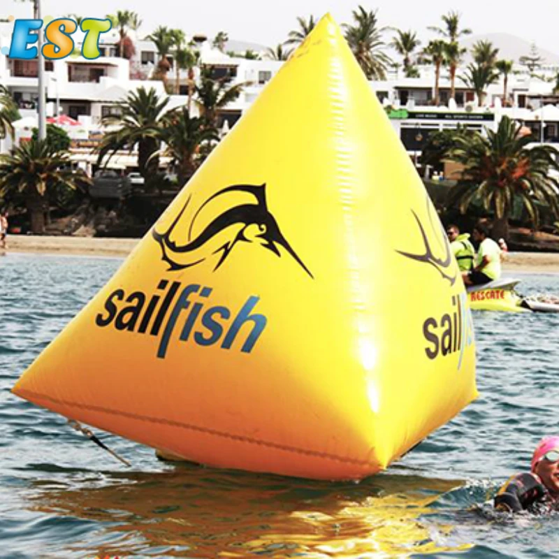 Surface marker buoy cylinder water race marker inflatable water buoys floating buoy for swim