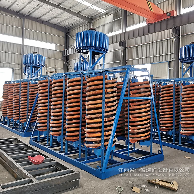 Lumpy Chrome Ore Processing Equipment chrome wash plant 5LL-1200 Spiral Chute Machine