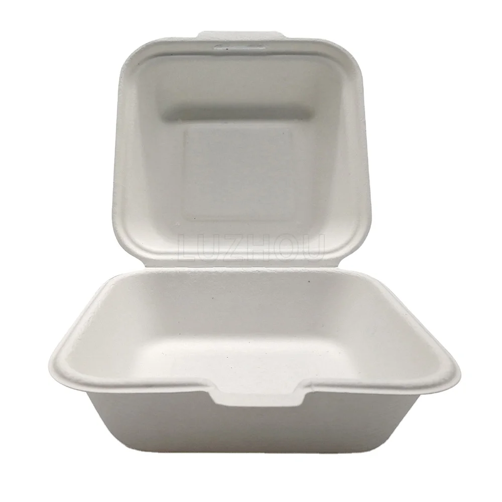 Manufacturers direct low minimum order volume degradable bento cake takeout packaging box