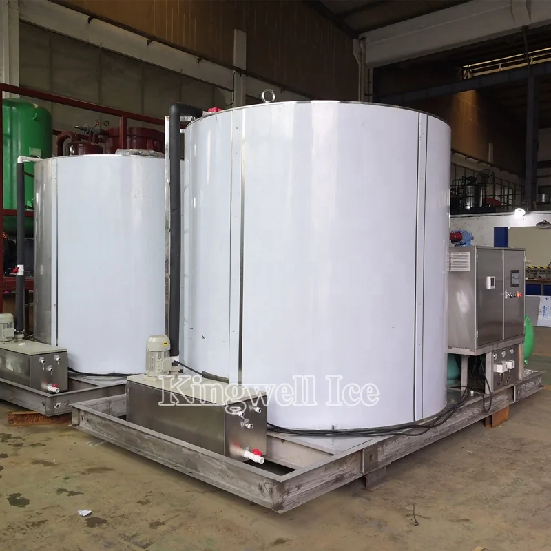 25 tons Ice Flake maker Machine for large scale fish company