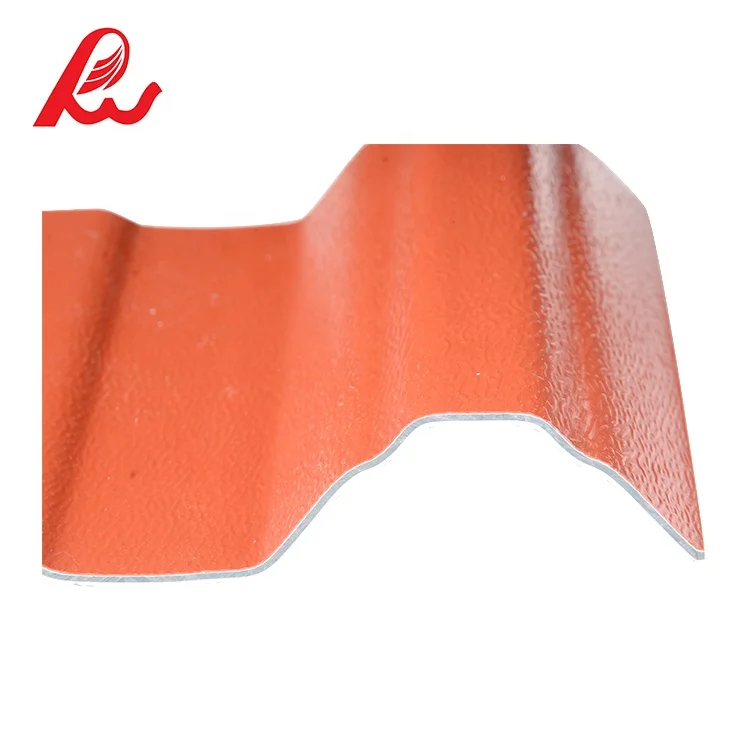 weather resistant performance corrugated ASA PVC roof tile