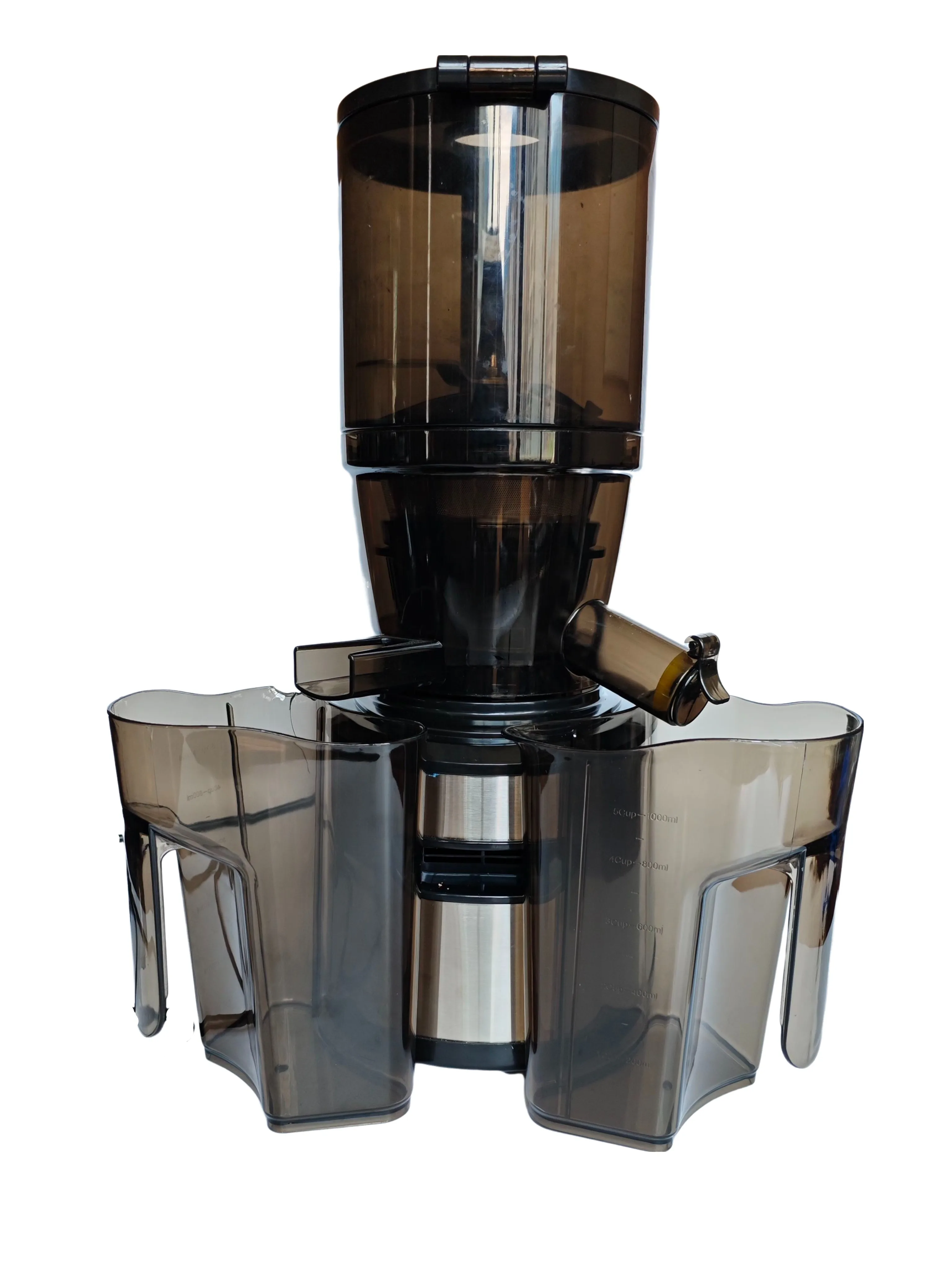 2024 New Design Stainless Housing Slow Juicer Big Mouth Juicers Kitchen Electric Juice Extractor Machine