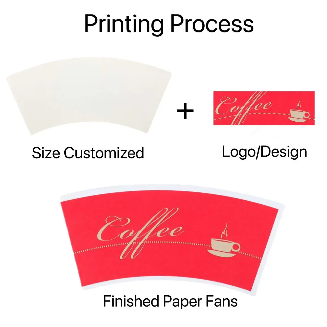 Factory Custom disposable higher quality hot selling Paper Cup Fan pe coated 100% biodegradable,1PE paper,2PE paper