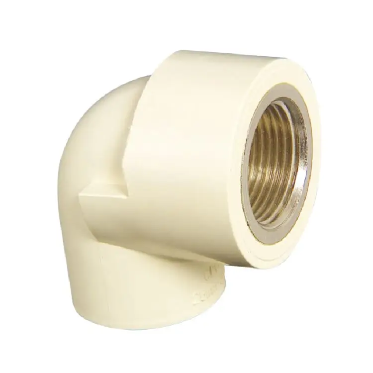 ERA Supplying high quality names of cpvc pipe fitting Elbow 90 degree adaptor with brass insert