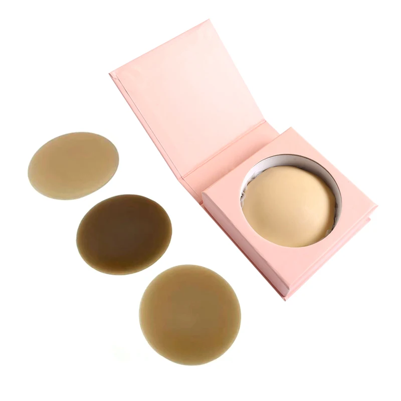 summer  swimming  Reusable Skin nude nipple cover pasties seamless pasties nipple cover adhesive silicone nipple covers
