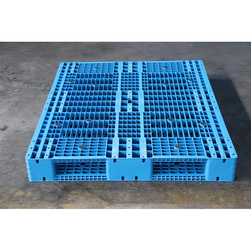 LIKU Industrial Heavy-Duty Rack Grid Double-Sided Tray Durable HDPE Warehouse Nestable Plastic Pallet