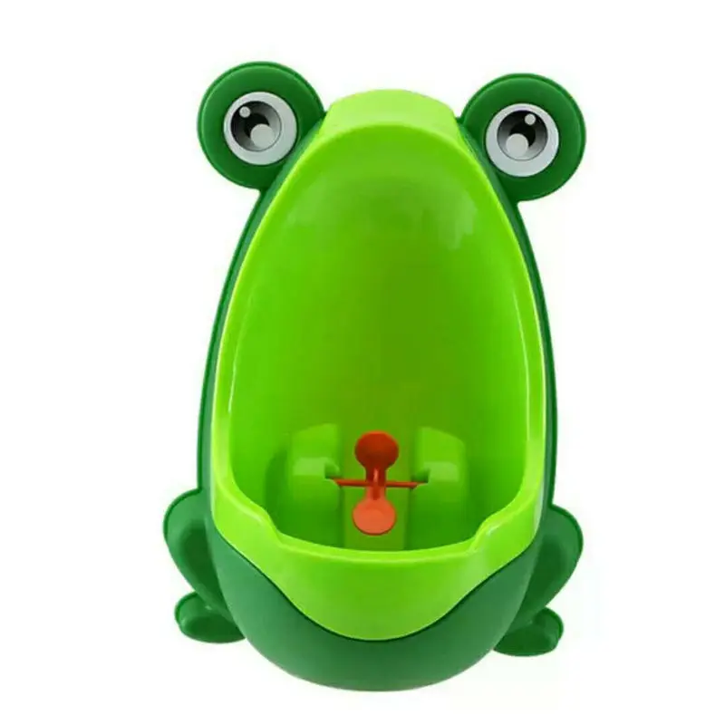 Cartoon Frog Design Baby Potty Training Plastic Toilet Trainer Kids Urinal for Children