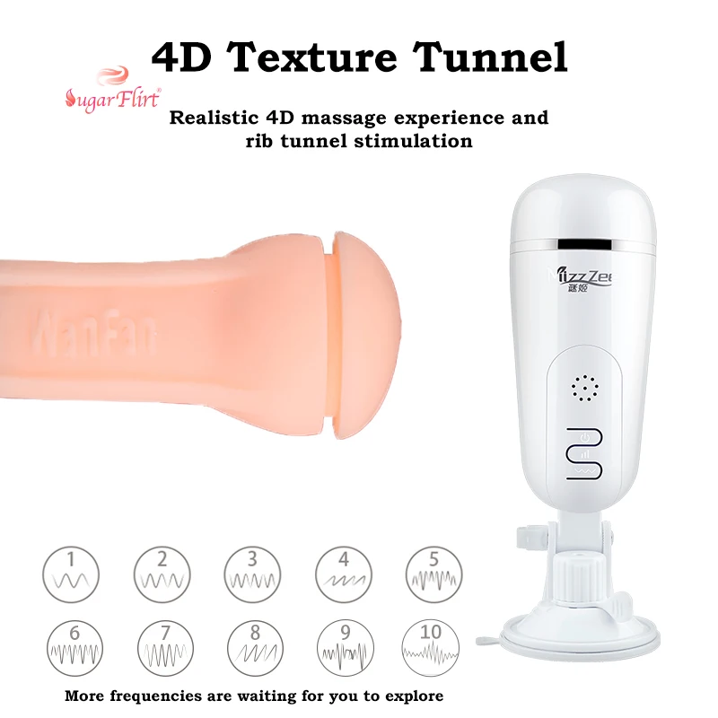 Amazon Hot Selling Male Masturbation Cup Dual Motor 72 Frequency Electric Free Hand Real Touch Vagina Masturbator For Man