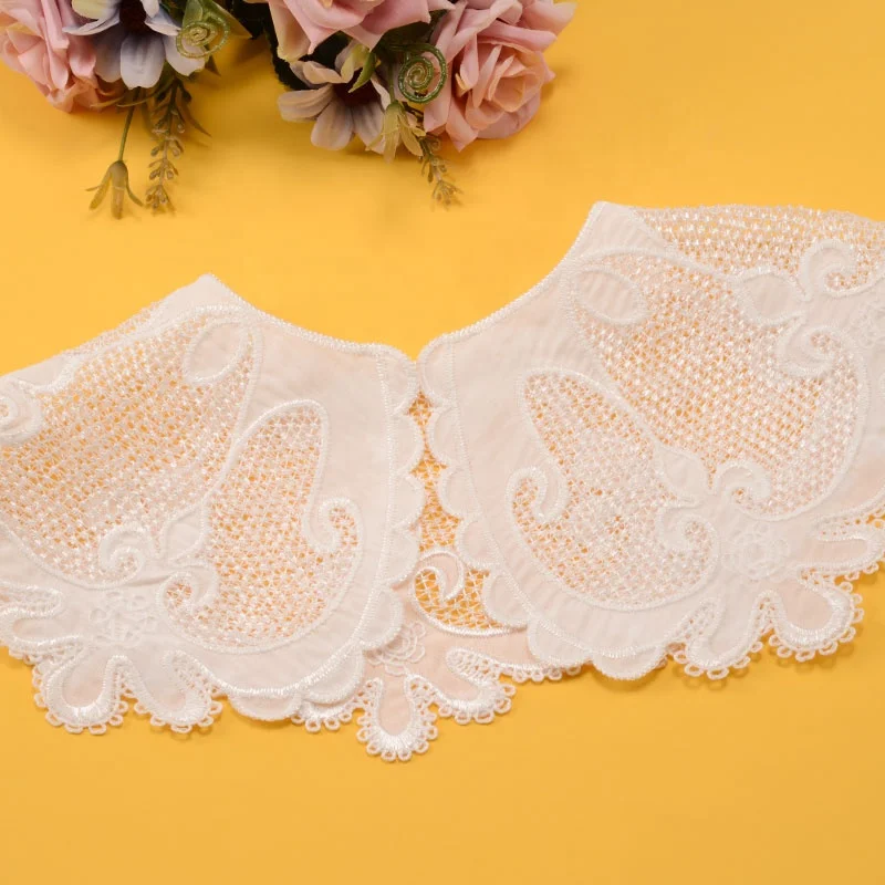 Embroidery Lace Decorative Trimmings Neckline Polyester False Collar  Lace Ornament