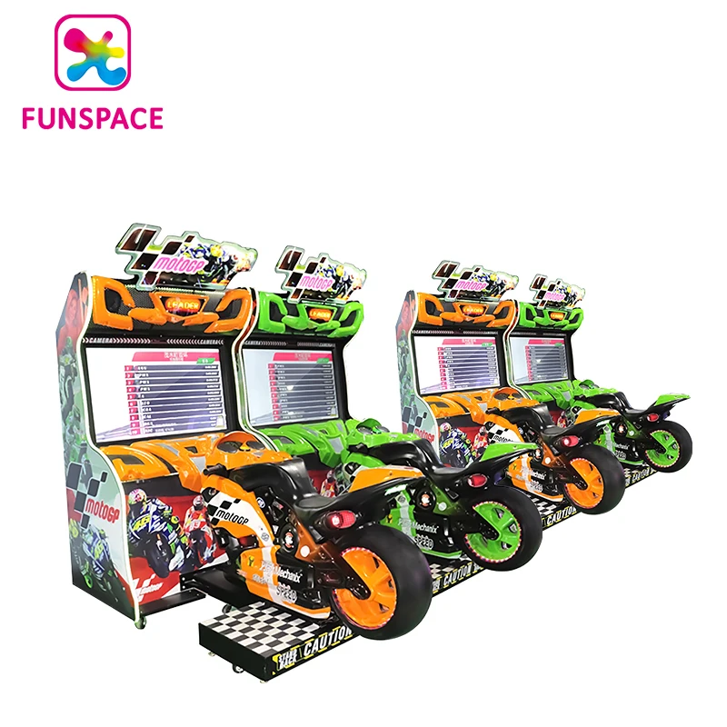 Funspace потребность в скоростном гоночном игровом автомате 2 игрока мото симулятор гоночный игровой автомат Аркада с монетоприемником