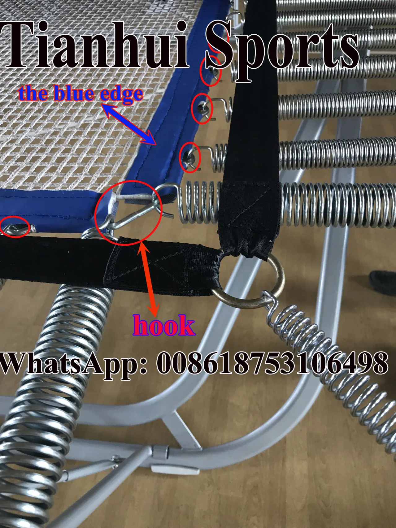 The mesh of Professional international Standard Gymnastics Trampoline