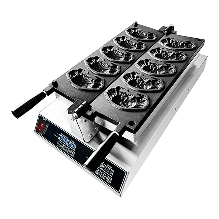 Commercial Automatic Electric Waffle Maker Machine for Restaurants and Food Shops New Condition for Pancakes and Snacks