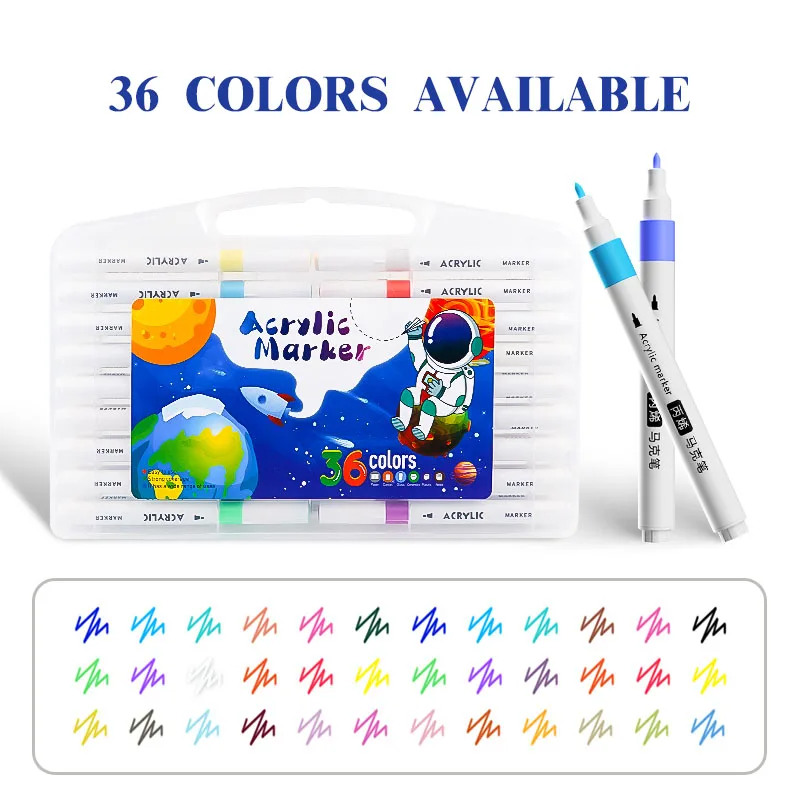 China marker acrylic markers custom branded quick dry Custom logo long lasting 5mm acrylic permanent marker paint pens