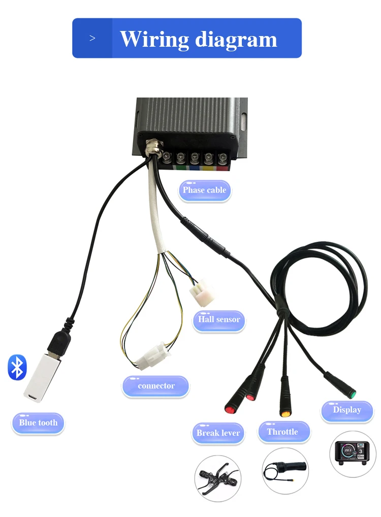 Factory price electric bike kit 72V 8000W e bike hub motor kit electric bicycle conversion kit