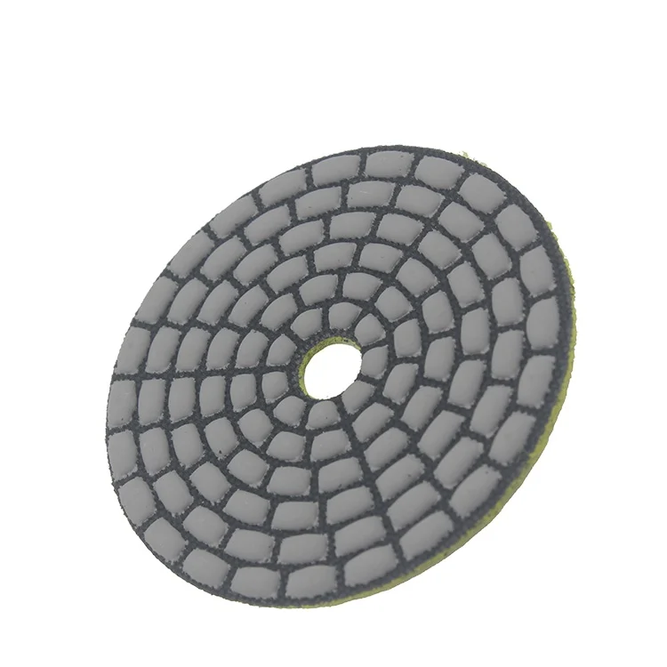4INCH Diamond Resin  Flexible  Dry Polishing Pads For Quartz