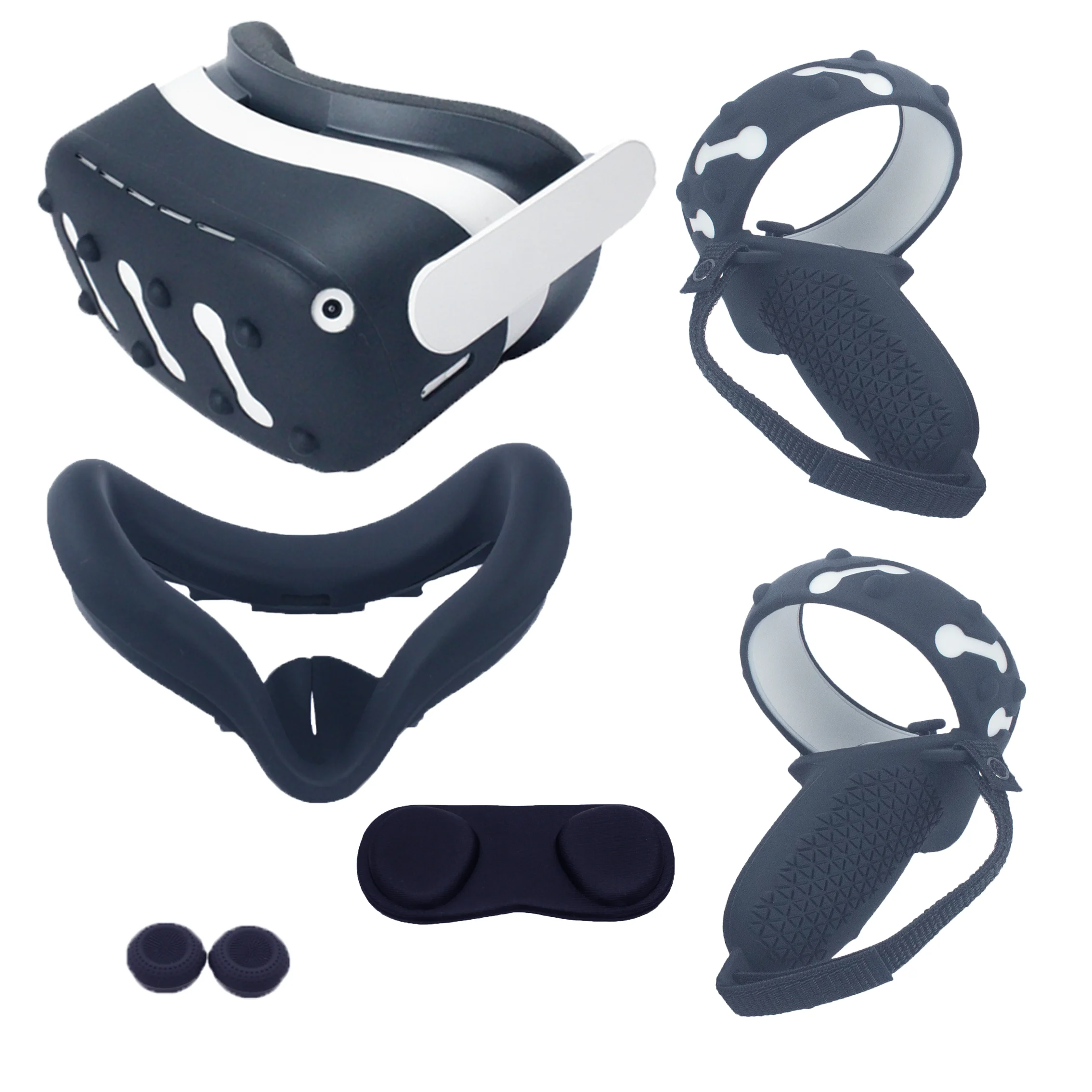 For Meta silicone face cover touch controller cover lens protection cover VR accessories Suitable for Oculus quest 2