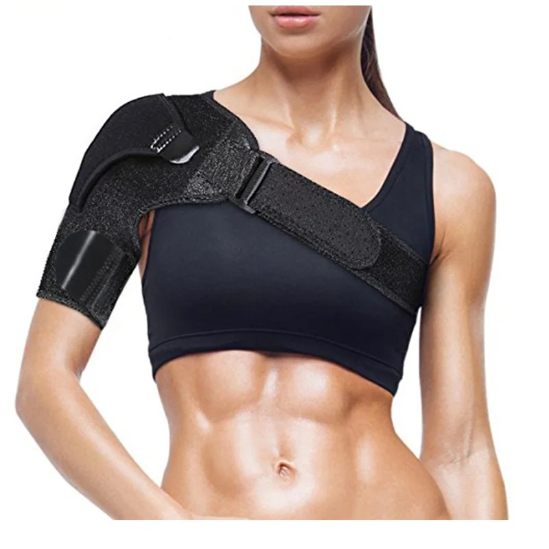 Adjustable Pressure Pad Lightweight And Breathable Material Neoprene Shoulder Support Brace