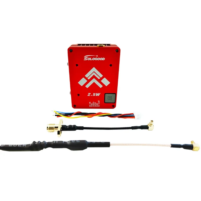 Made in China High Quality Chart Transmission 2.5W High Power 2500MW Transmitter FPV Fixed Wing Traverser 5.8G