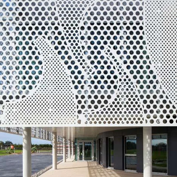 Interior Wall Decorative Aluminum Perforated Metal Mesh Cladding System Aluminum Composite Panel