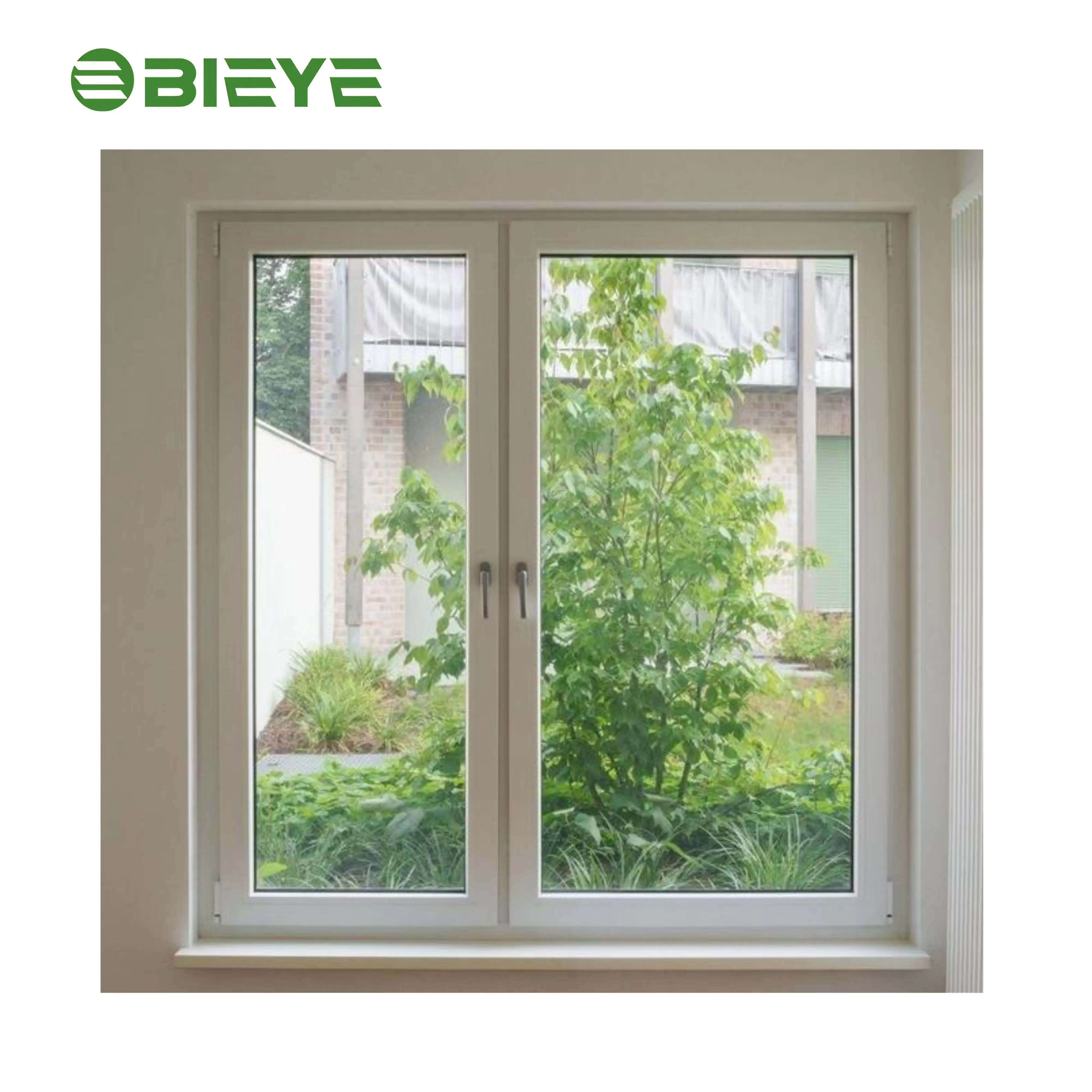 Modern PVC Window Design Sound-Proof Customized Vinyl UPVC Casement Inside Opening Window