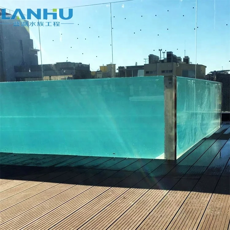 uv resistant pmma acrylic cast transparent thick panel acrylic pools swimming outdoor