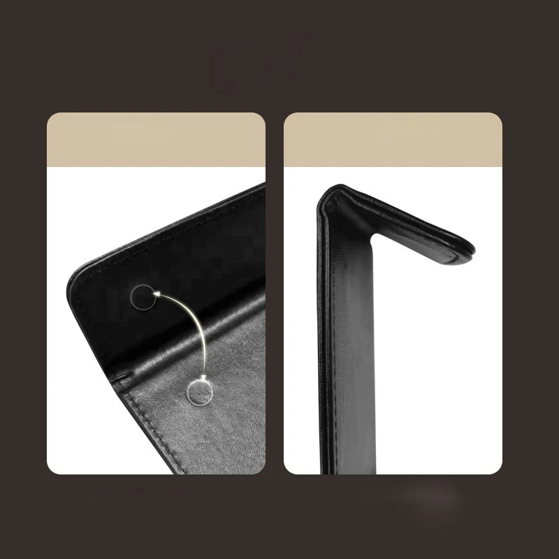 A4 Restaurant Bill Holder PU Leather Menu Board Guest Check Folder Bill Note Writing Pad Holder