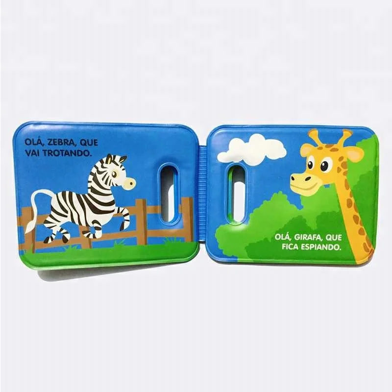Sample free Soft toy cartoon environmental floatable colorful magic bath book