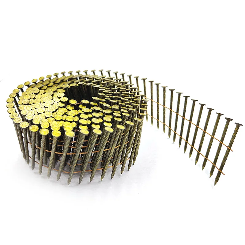 High quality Coil  nails for pallet making manufactured by the most professional Tianjin Huazhen Fasteners