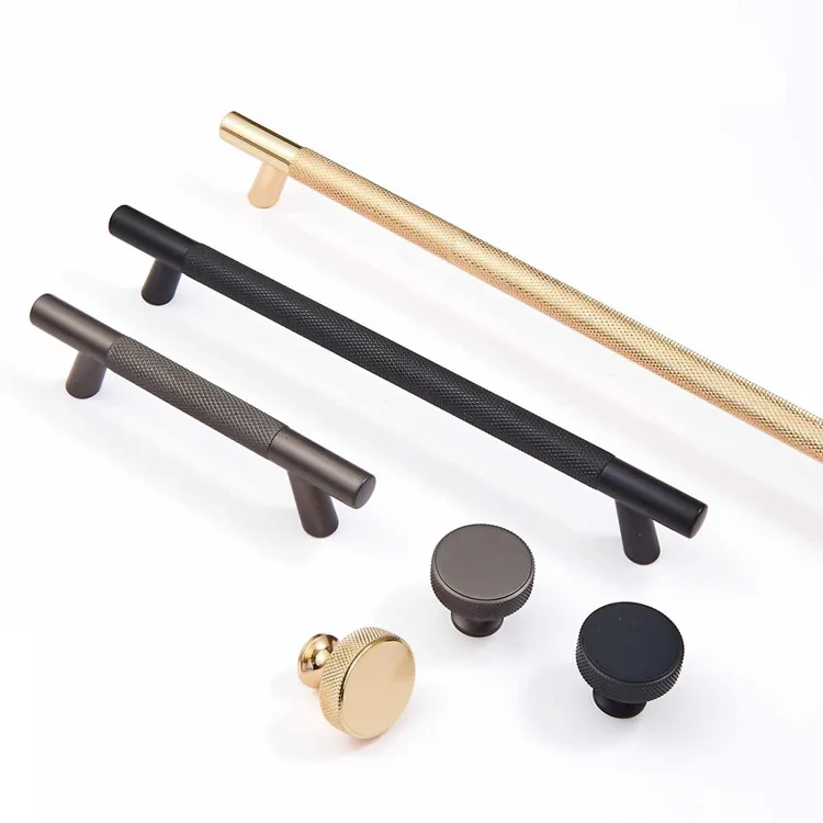 Modern Matte Black T Bar Aluminum Drawer Kitchen Furniture Handles And Knobs,Furniture Aluminum Handle