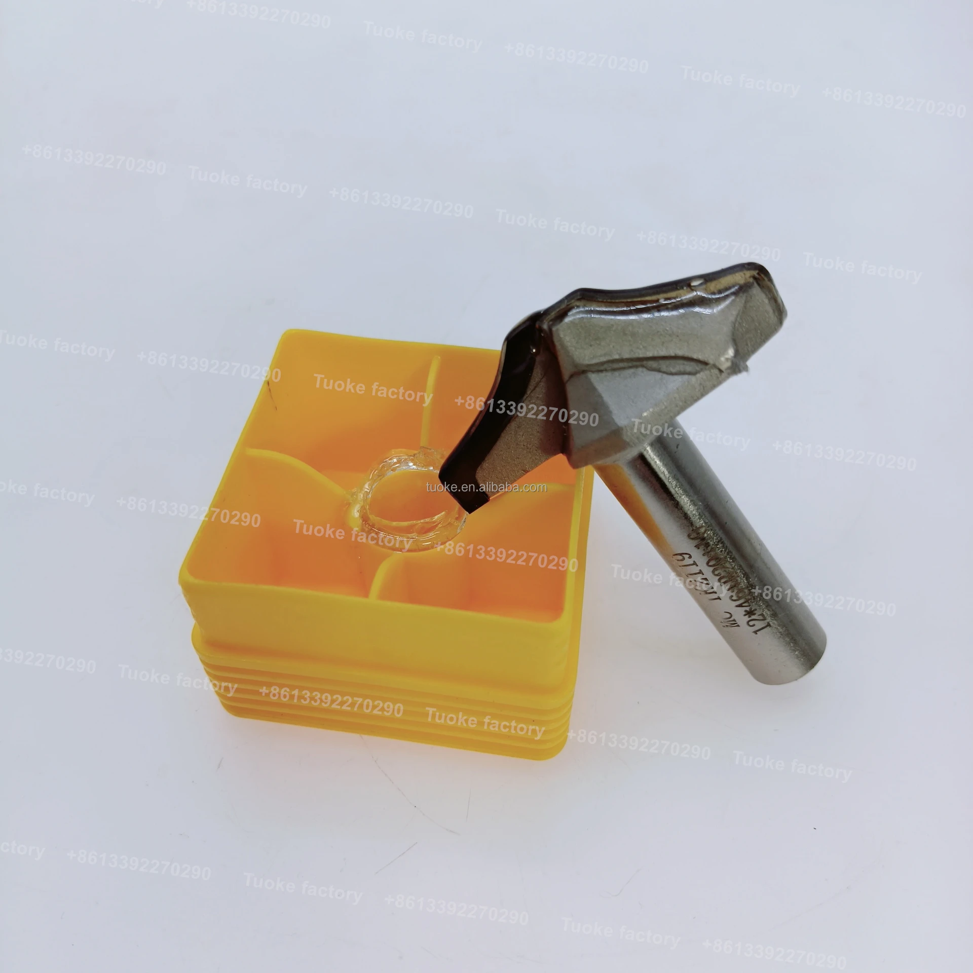 TUOKE TK2119 woodworking cutter tools CNC drill bits shank 12mm Diamond for milling cutter wood router bit