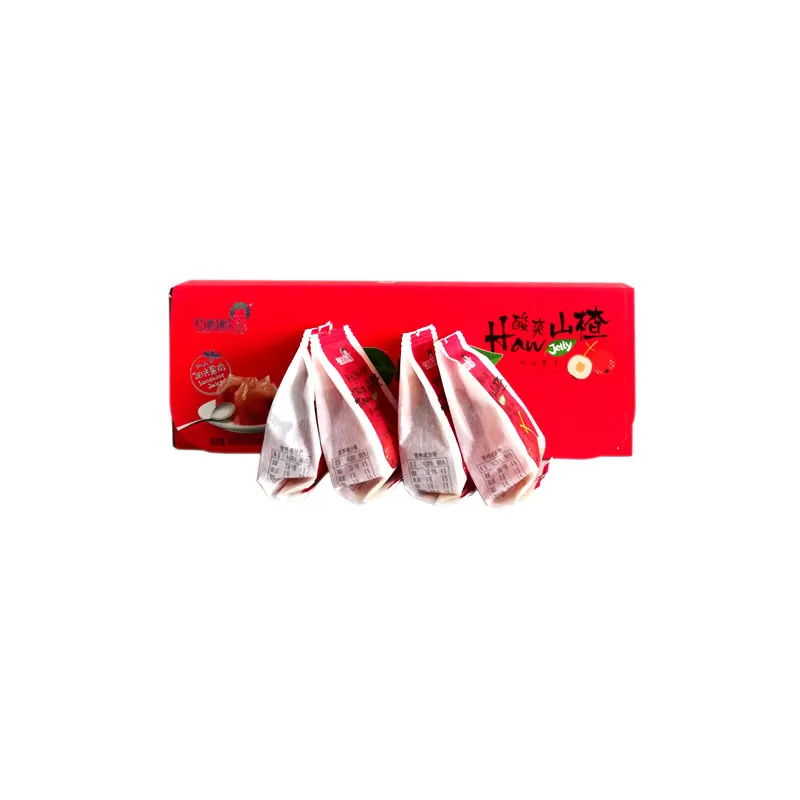  Top Quality Halal Fruit & Vegetable Snacks Sugarless Hawthorn Pulp Juice Taiwan Jelly with Factory