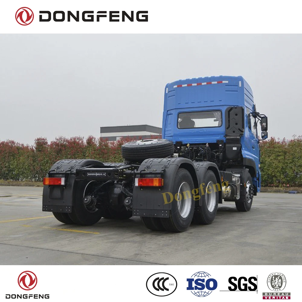 Dongfeng tractor truck with Cummins 400 HP engine Fast 12F&2R gearbox G.C.W 50 ton design semi truck tractor