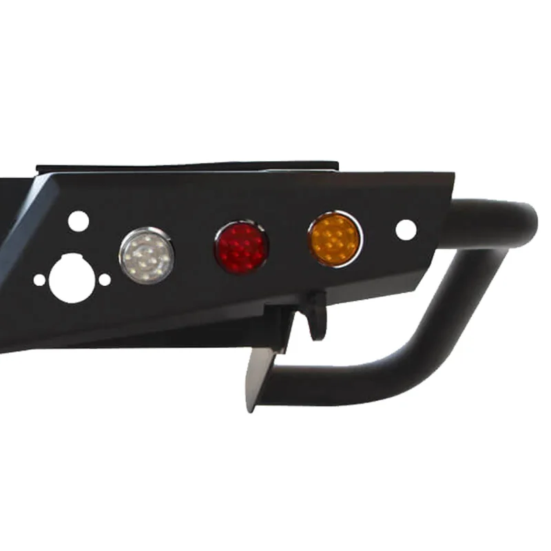 Heavy Steel Rear Bumper for Hilux Vigo 4x4 Pickup Accessories Free Custom Logo Compatible Ranger Tacoma Navara Triton Models