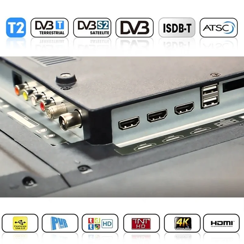 65 inch Smart TV 4K Ultra HD LED Curved Big Screen wifi inteligentes Television