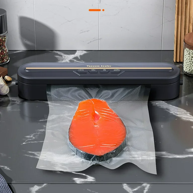 Vacuum Food Preservation Sealer with Liquid Crystal Display Automatic Sealing Machine for Food Storage