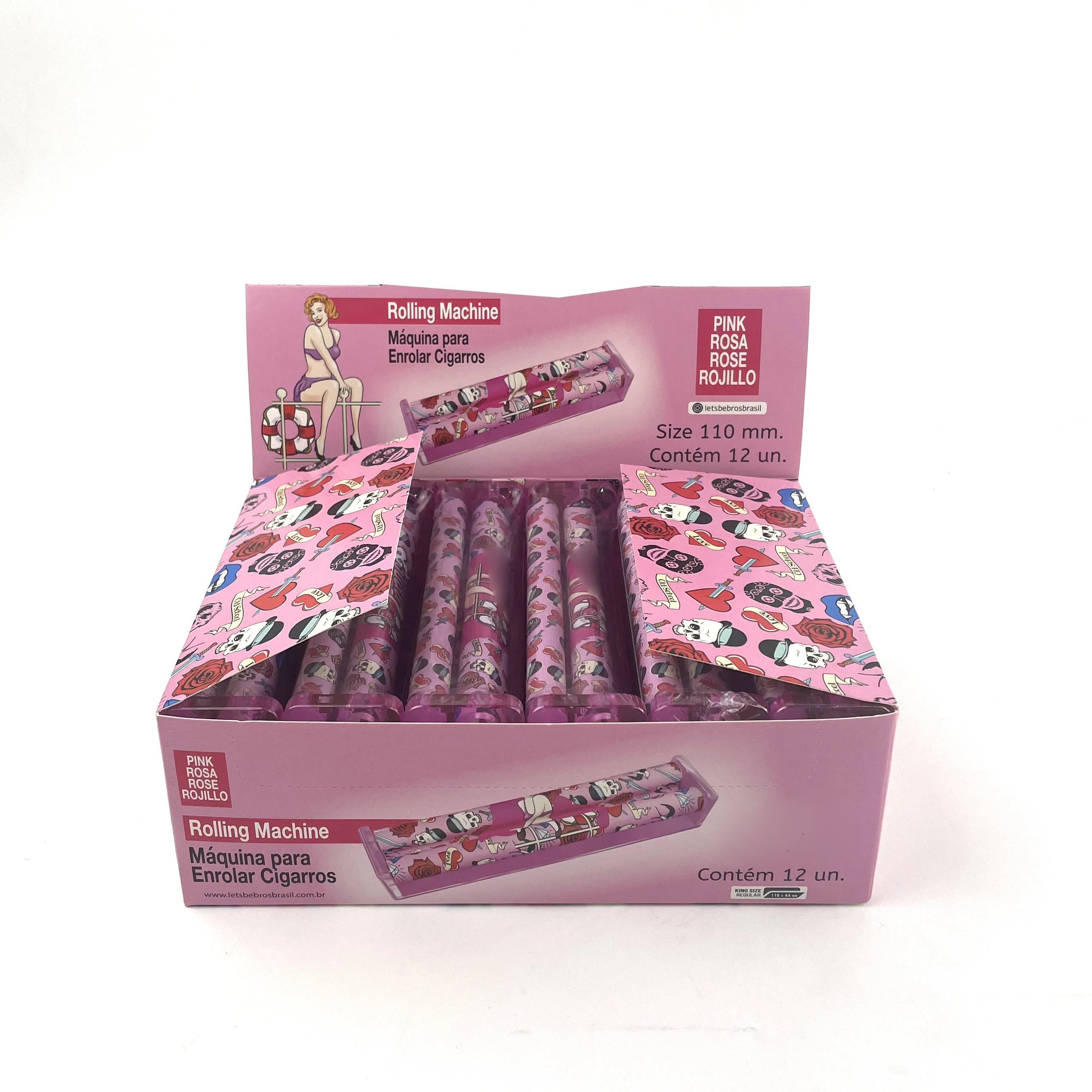 Wholesale Plastic Cigarette Cone Rolling Machine Tobacco Rolling roller Custom Logo