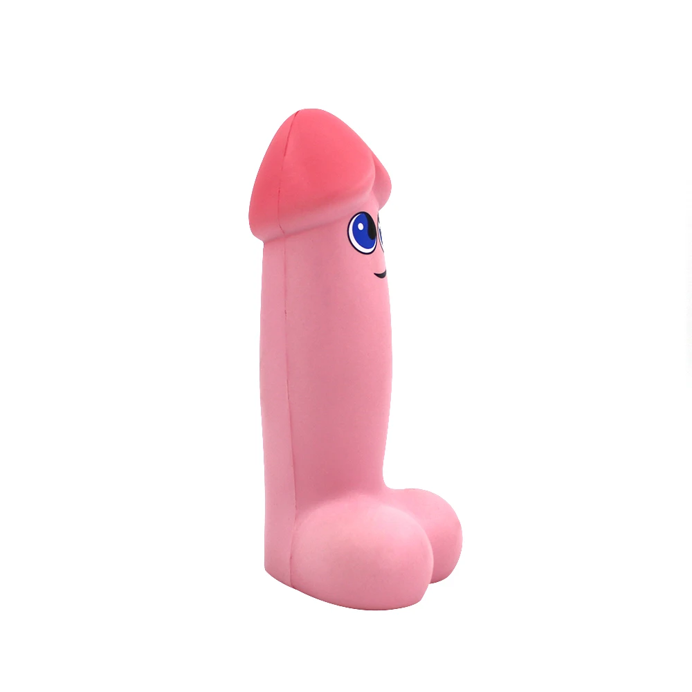 Customize Penis Shape Stress Ball With Logo