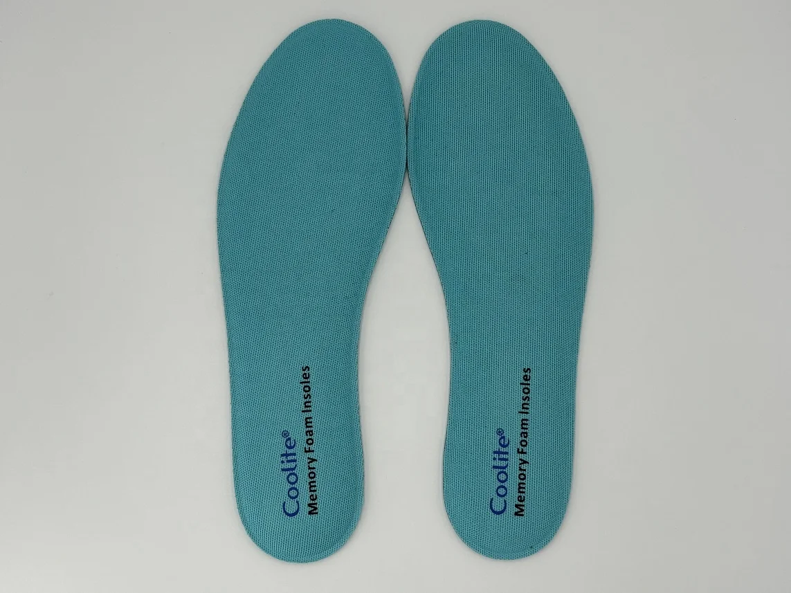 Slappys Coolite Insoles Customized Color Slow Rebound Memory Foam Insoles for Sports and Leisure Shoes Transfer Sticker Inside