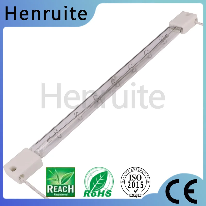 500mm 220v 2000w Half White Reflector Quartz Infrared Heating Element for Powder Coating