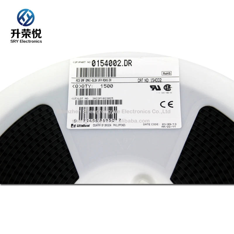 Littelfuse 01543.15DR Nano предохранитель 3.15A 125 В поверхностного монтажа с держателем предохранителя