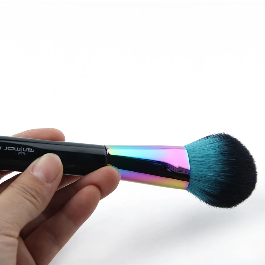Anmor Single Rainbow Makeup Brush Professional Blush Brush Make Up  Synthetic Hair Brush