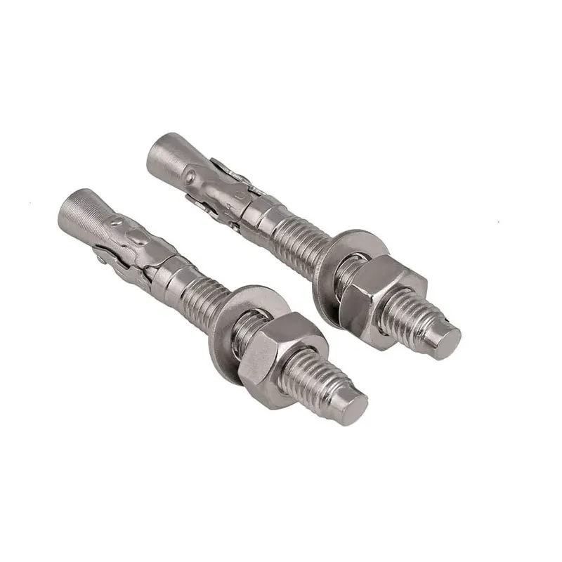 High quality A2-70 Stainless steel A4 Expansion Bolt With Bolt and Nut Concrete Anchor M8 M10 M12 Wedge Anchor