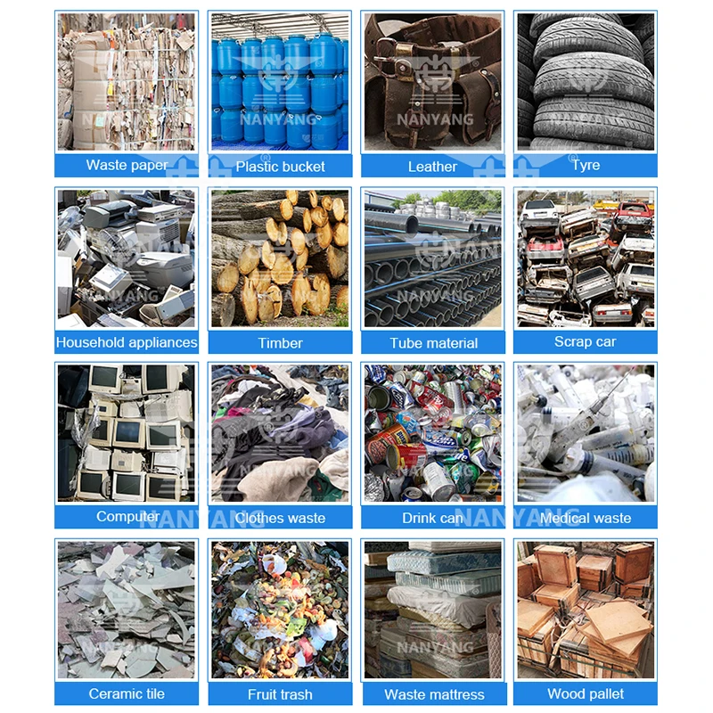 Factory Direct Supply Wood Crusher Shredder Wood Shredder Chopper For Manufacturing Plant Wood Pallet Shredder For Sale